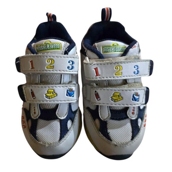 Vintage Sesame street Light Up Shoes Toddler SZ 6 Y2K Elmo Cookie Monster - Picture 4 of 7